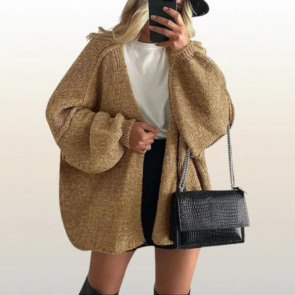 Women’s Oversized Knit Winter Cardigan – Ultra Soft & Cozy