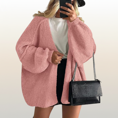 Women’s Oversized Knit Winter Cardigan – Ultra Soft & Cozy