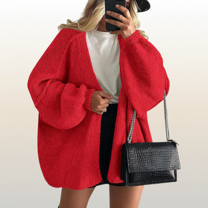 Women’s Oversized Knit Winter Cardigan – Ultra Soft & Cozy
