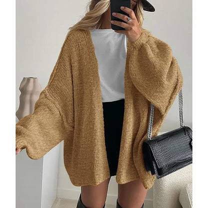 Women’s Oversized Knit Winter Cardigan – Ultra Soft & Cozy