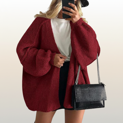 Women’s Oversized Knit Winter Cardigan – Ultra Soft & Cozy