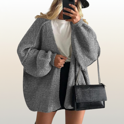 Women’s Oversized Knit Winter Cardigan – Ultra Soft & Cozy