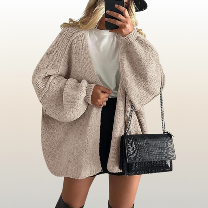 Women’s Oversized Knit Winter Cardigan – Ultra Soft & Cozy