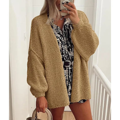 Women’s Oversized Knit Winter Cardigan – Ultra Soft & Cozy